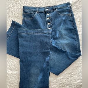 Express flared leg jeans